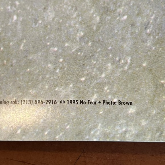 No Fear Vintage 1990's Kayaking Poster 24 x 36" - Picture 2 of 4